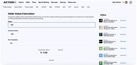 betting expected value calculator|Odds Value Calculator .